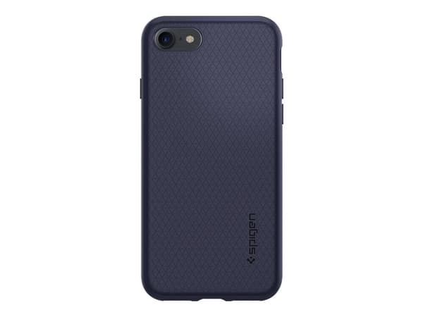 Spigen Liquid Air Armor - Baksidesskydd för mobiltelefon - termoplastisk polyuretan (TPU) - midnattsblå - för Apple iPhone 7, 8