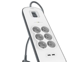 Belkin SurgeMaster - Strømstødsbeskytter - output-stikforbindelser: 6