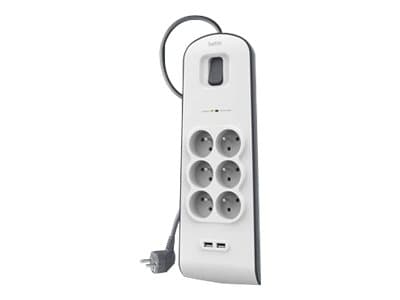 Belkin SurgeMaster - Strømstødsbeskytter - output-stikforbindelser: 6