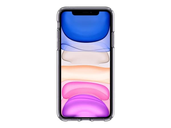 Spigen Ultra Hybrid Series - Baksidesskydd för mobiltelefon - polykarbonat, termoplastisk polyuretan (TPU) - CrystalClear - för Apple iPhone 11
