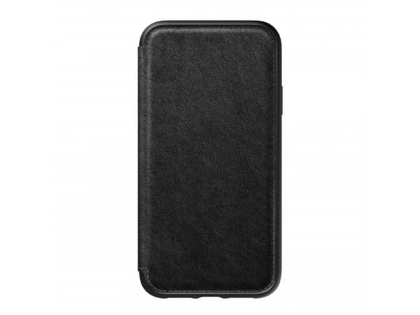 Nomad Nomad Tri-Folio Leather Rugged Black iPhone Xr