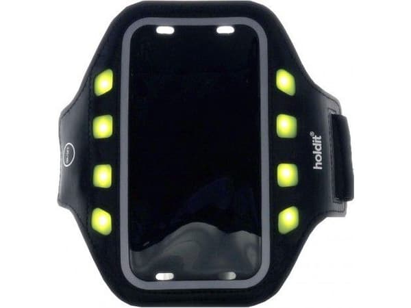 Holdit LED-løpearmbånd XL svart (612017)