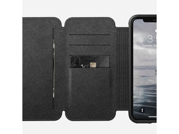 Nomad Rugged Tri-Folio, Folio-kotelo, Apple, iPhone XR, 15,5 cm (6.1"), Ruskea