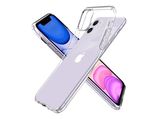 Spigen Liquid Crystal - Baksidedeksel for mobiltelefon - termoplast-polyuretan (TPU) - krystallklar - for Apple iPhone 11