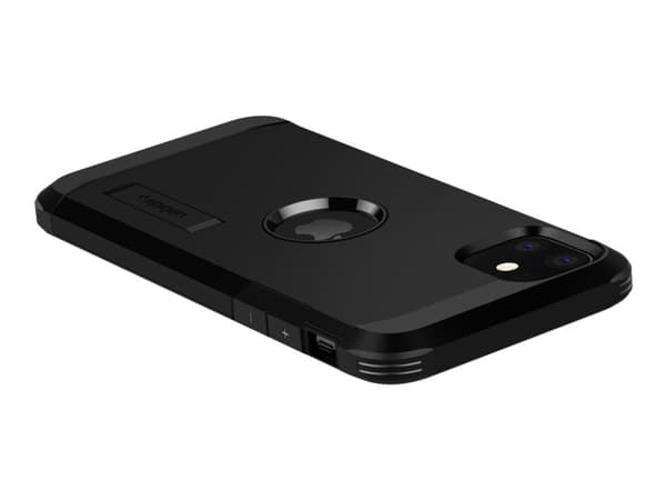 Spigen Tough Armor, Suojus, Apple, iPhone 11, Musta