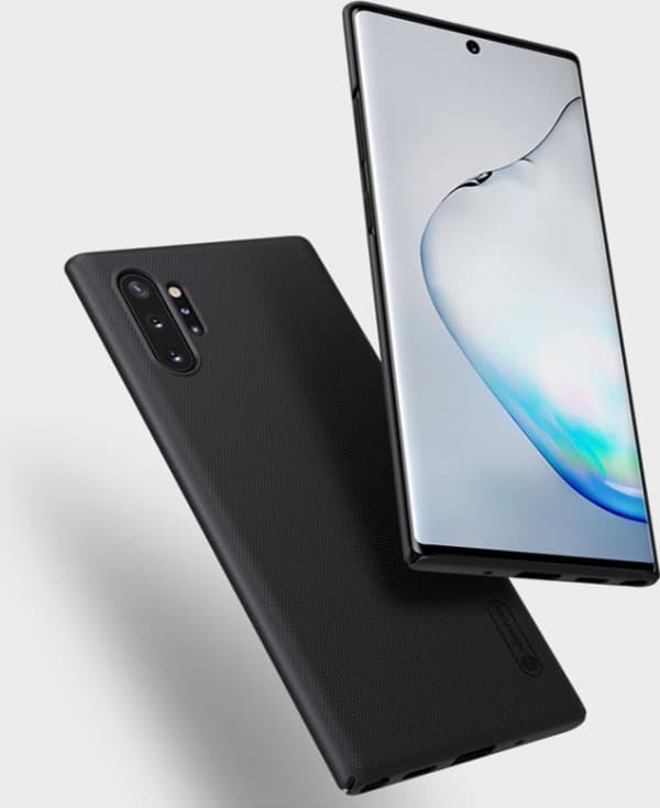 Nillkin Etui Nillkin Frosted Shield Galaxy Note 10+ -Black uniwersalny