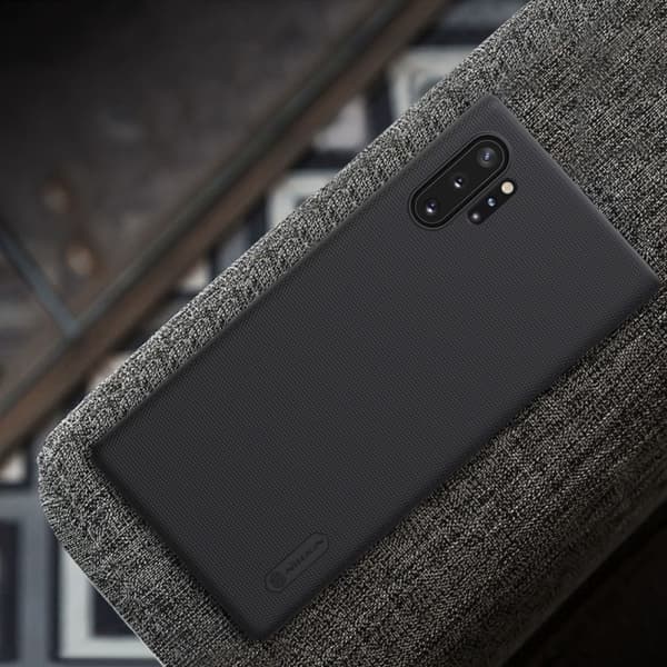 Nillkin Etui Nillkin Frosted Shield Galaxy Note 10+ -Black uniwersalny