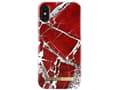Miniatyrbilde 1 av 6: IDEAL OF SWEDEN Fashion Case - Baksidedeksel for mobiltelefon - plastikk - flammende rød marmor - for Apple iPhone X, XS