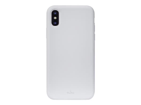 PURO Icon - Baksidedeksel for mobiltelefon - silikon - lys blå - for Apple iPhone XS Max