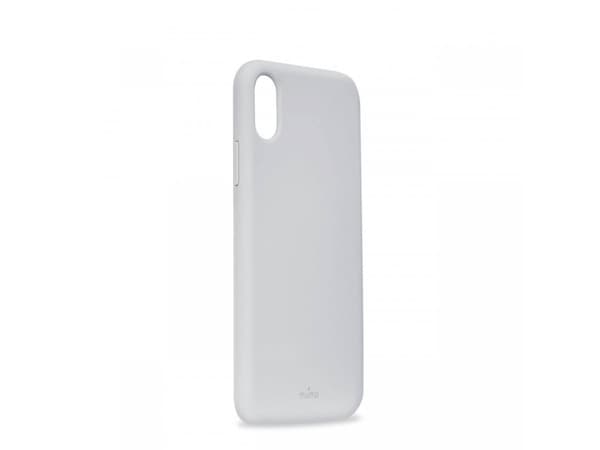 PURO Icon - Baksidedeksel for mobiltelefon - silikon - lys blå - for Apple iPhone XS Max