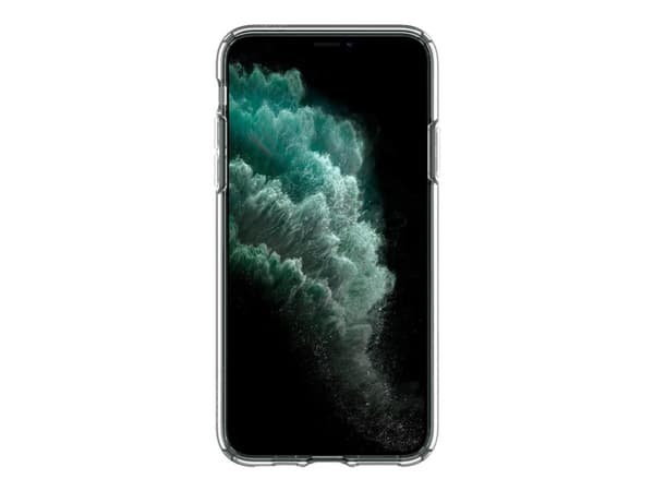 Spigen Ultra Hybrid Series - Baksidedeksel for mobiltelefon - polykarbonat, termoplast-polyuretan (TPU) - krystallklar - for Apple iPhone 11 Pro Max