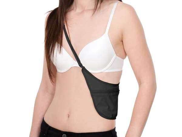 Pacsafe Coversafe S80, Svart, Nylon, Spandex, Halsrem, 24 g, 200 mm, 130 mm