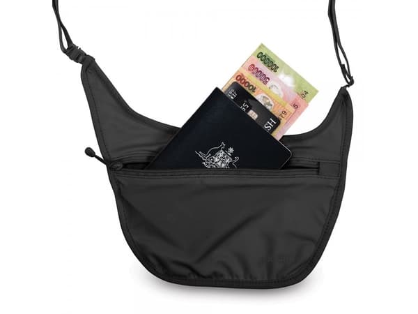 Pacsafe Coversafe S80, Svart, Nylon, Spandex, Halsrem, 24 g, 200 mm, 130 mm