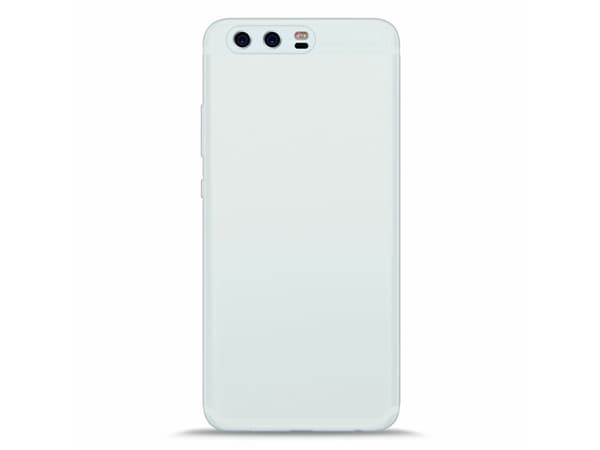 PURO 0.3 - Baksidedeksel for mobiltelefon - silikon - gjennomsiktig, halvgjennomsiktig hvit - for Huawei P10 Plus