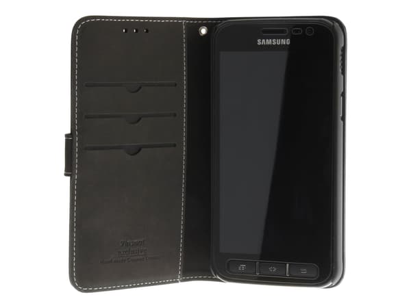 Insmat 650-2571, Folio-kotelo, Samsung, Xcover 4, 12,7 cm (5"), Musta