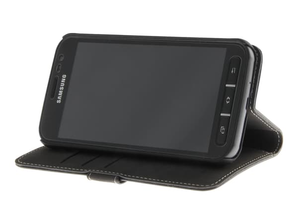Insmat 650-2571, Folio-kotelo, Samsung, Xcover 4, 12,7 cm (5"), Musta