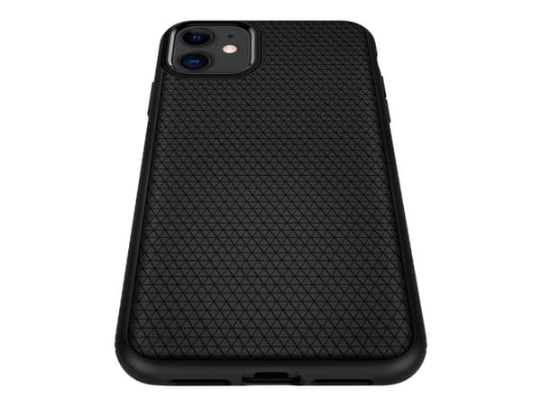 Spigen Liquid Air, Suojus, Apple, iPhone 11, Musta