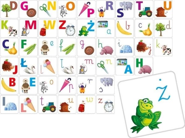Adamigo Adamigo Game Small And Big Letters Memory