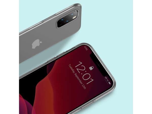 Baseus Riposo Dėklas „SILICA'' iPhone 11 PRO telefonų modeliams Transparent red