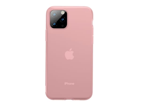 Baseus Riposo Dėklas „SILICA'' iPhone 11 PRO telefonų modeliams Transparent red