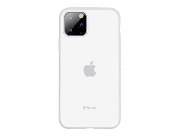 Baseus silikonetuier Baseus Jelly Liquid Silica Gel-deksel til iPhone 11 Pro 6.5 (hvit)
