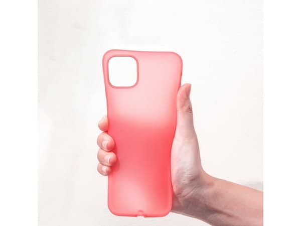 Baseus Silikoninis dėklas Baseus Jelly Liquid Silica Gel Case do iPhone 11 6,1'' (raudona)