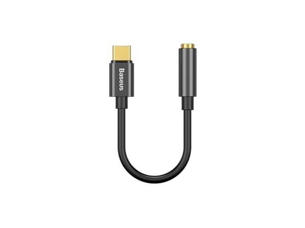 Baseus CATL54-01, Type-C, 3.5mm, Sort