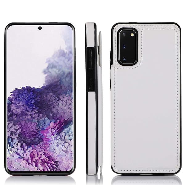 Samsung Galaxy S20 Plus - Skal med Korthållare NKOBEE Vit