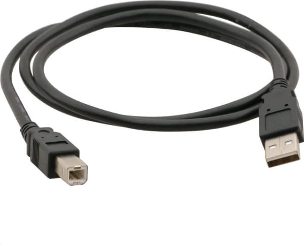 C-Tech USB-A - USB-B USB-kabel 1,8 m Svart (CB-USB2AB-18-B)