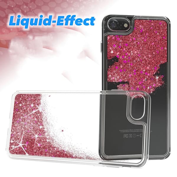 iPhone 7/8/SE (2020 & 2022) - Moving Glitter 3D Bling Phone Case