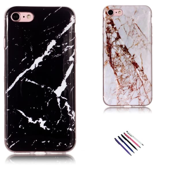 iPhone 7/8/SE (2020 & 2022) - Kuori / Suoja Marble White
