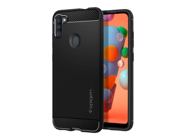 Spigen ACS00855, Suojus, Samsung, Galaxy A11, 16,3 cm (6.4"), Musta