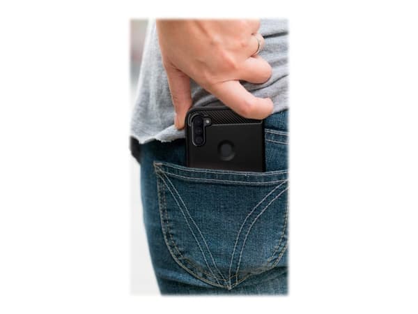 Spigen ACS00855, Suojus, Samsung, Galaxy A11, 16,3 cm (6.4"), Musta
