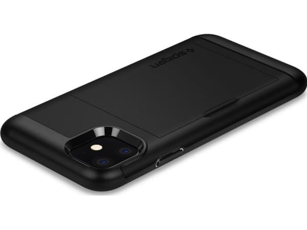 Spigen Spigen Slim Armor Cs Iphone 11 musta universaali
