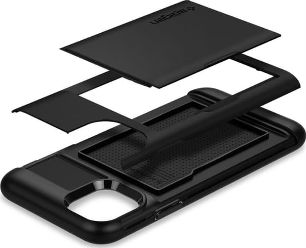 Spigen Spigen Slim Armor Cs Iphone 11 musta universaali