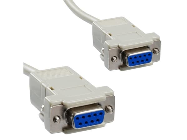 PremiumCord DB-9 - DB-9, 5m, valkoinen (kls2-1/5)