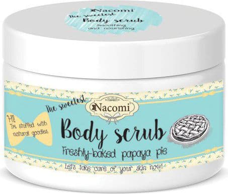 NACOMI_Body Scrub kroppsskrubb Fersk kake med papaya 200g
