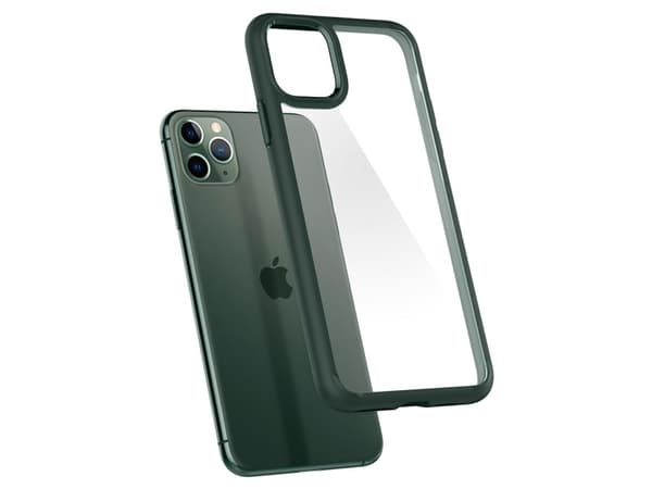 Spigen ACS00417, Suojus, Apple, iPhone 11 Pro, 16,5 cm (6.5"), Vihreä, Läpinäkyvä
