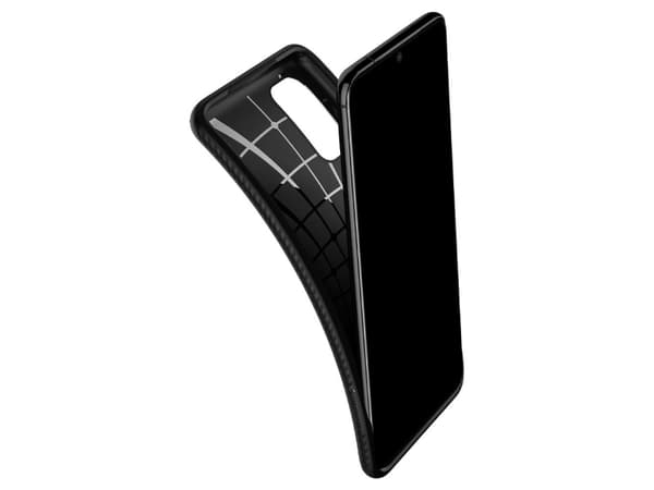 Spigen Liquid Air, Etui, Samsung, Galaxy S20, 15,8 cm (6.2"), Sort