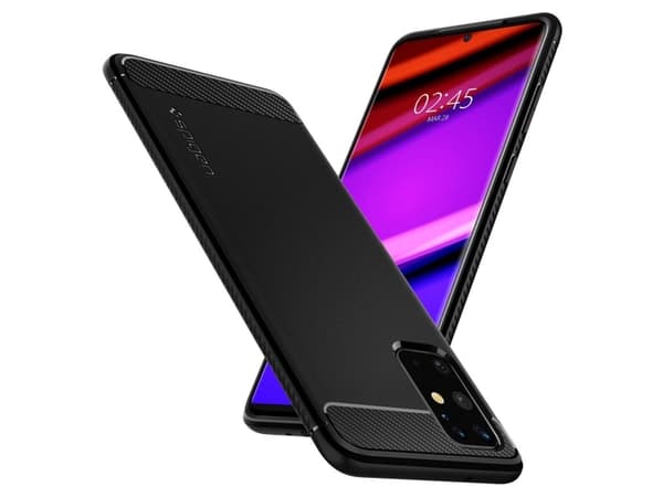 Spigen Rugged Armor, Omslag, Samsung, Galaxy S20 Plus, 17 cm (6.7"), Svart