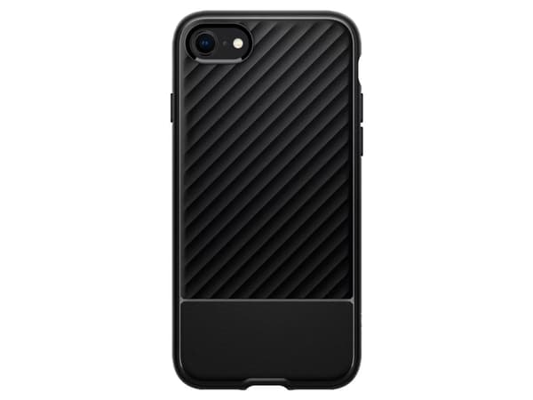Spigen Core Armor, Suojus, Apple, iPhone SE 2020, 11,9 cm (4.7"), Musta