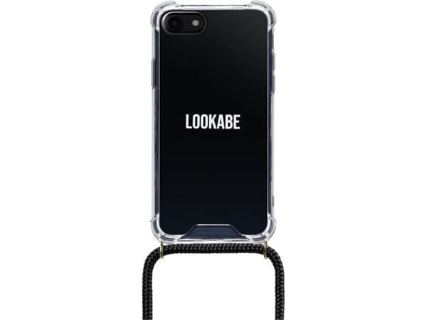 Case Lookabe Halskjede. for iPhone 7/8+. gylden svart (loo002)