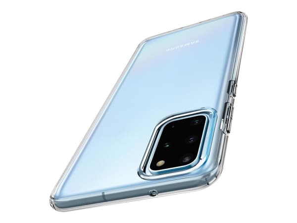 Spigen Liquid Crystal - Baksidedeksel for mobiltelefon - termoplast-polyuretan (TPU) - krystallklar - for Samsung Galaxy S20+, S20+ 5G