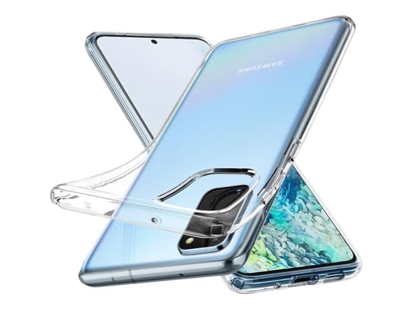 Spigen Liquid Crystal - Baksidedeksel for mobiltelefon - termoplast-polyuretan (TPU) - krystallklar - for Samsung Galaxy S20+, S20+ 5G