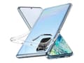 Miniatyrbilde 5 av 5: Spigen Liquid Crystal - Baksidedeksel for mobiltelefon - termoplast-polyuretan (TPU) - krystallklar - for Samsung Galaxy S20+, S20+ 5G