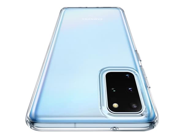 Spigen Liquid Crystal - Baksidedeksel for mobiltelefon - termoplast-polyuretan (TPU) - krystallklar - for Samsung Galaxy S20+, S20+ 5G