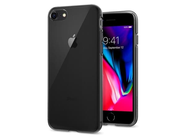 Spigen Liquid Crystal, Omslag, Apple, iPhone 7, 11,9 cm (4.7"), Silver, Translucent