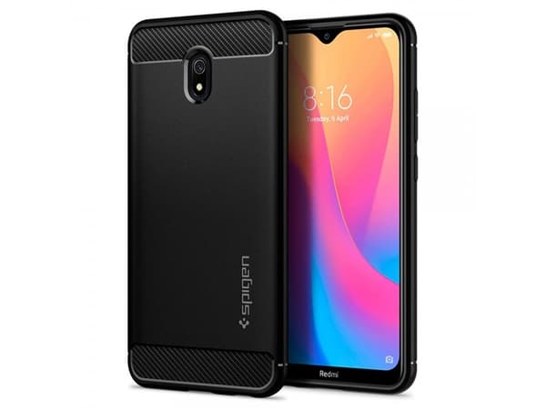 Spigen Rugged Armor, Etui, Xiaomi, Redmi 8A, 15,8 cm (6.22"), Sort