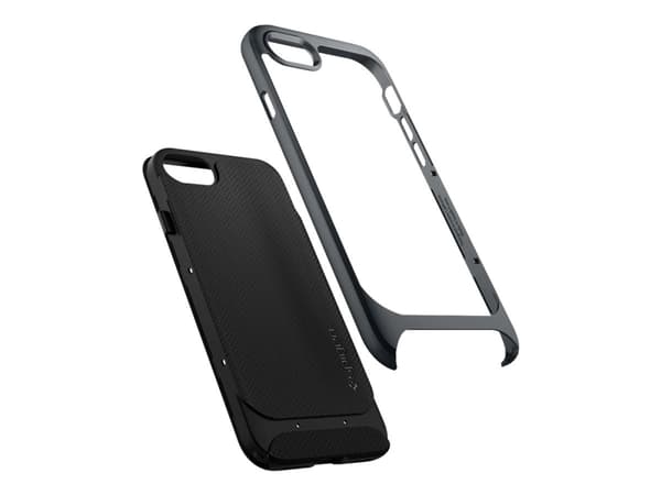 Spigen Neo Hybrid Herringbone - Baksidesskydd för mobiltelefon - polykarbonat, termoplastisk polyuretan (TPU) - metallskiffer - för Apple iPhone 7, 8