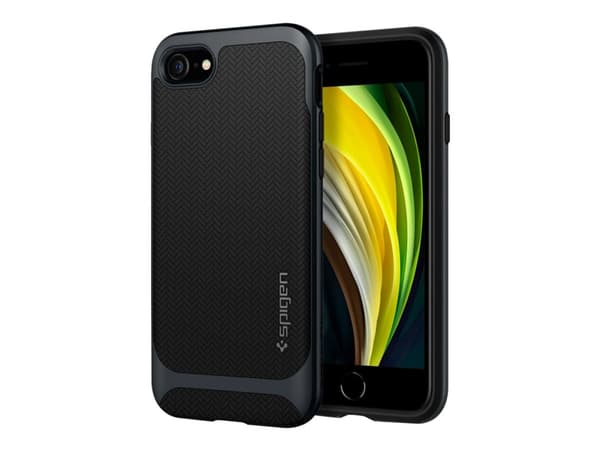 Spigen Neo Hybrid Herringbone - Baksidesskydd för mobiltelefon - polykarbonat, termoplastisk polyuretan (TPU) - metallskiffer - för Apple iPhone 7, 8